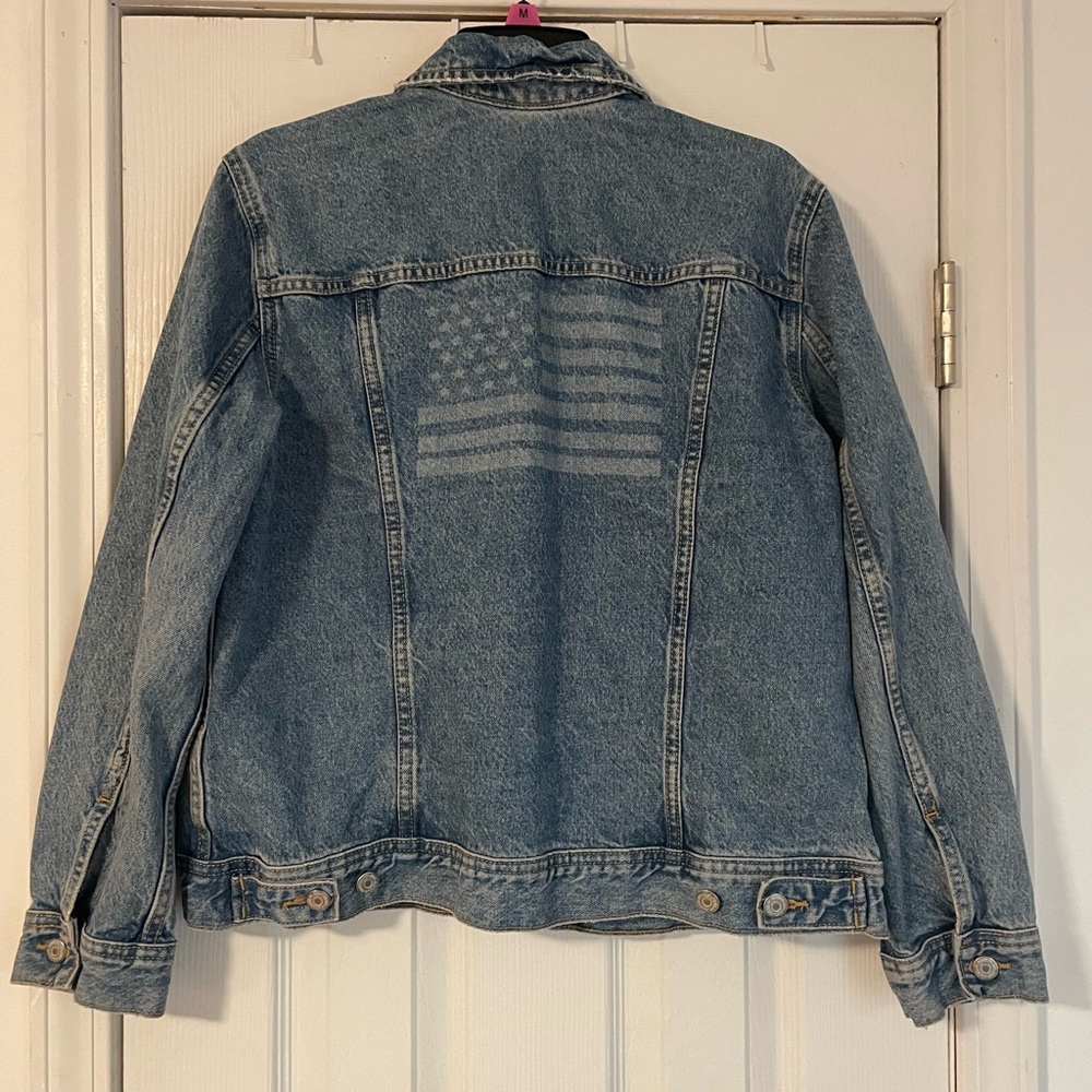 American flag Old Navy Jean jacket